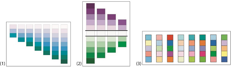 sequential diverging qualitative color schemes