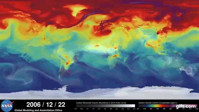 NASA atmospheric carbon dioxide