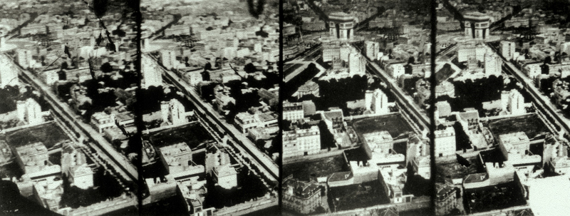 Aerial image of Paris