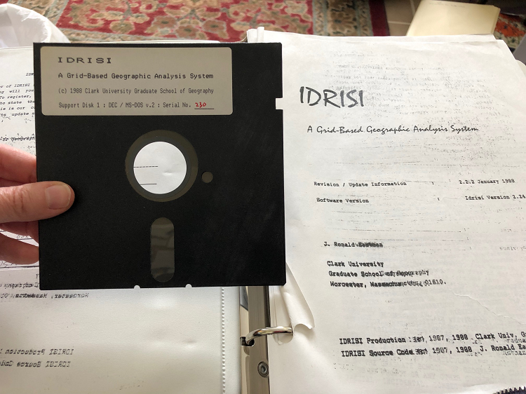 IDRISI software discs from 1988